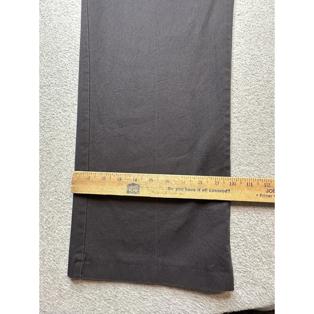 Cintas Pants Mens 44x32 Charcoal Gray Work Uniform Chino Straight Leg Zip Fly - Picture 9 of 16